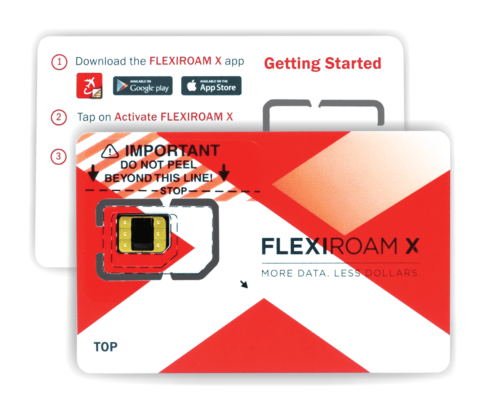 Flexiroam Microchip mit 1 GB Datenvolumen